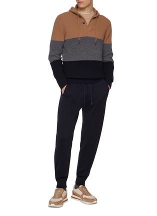 Figure View - Click To Enlarge - EQUIL - Drawstring Virgin Wool Jogger Pants