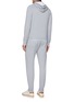 Back View - Click To Enlarge - EQUIL - Zip Up Hoodie & Joggers Cotton Cashmere Set