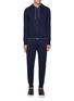 Main View - Click To Enlarge - EQUIL - Zip Up Hoodie & Joggers Cotton Cashmere Set