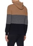 Back View - Click To Enlarge - EQUIL - Colour Block Virgin Wool Hoodie