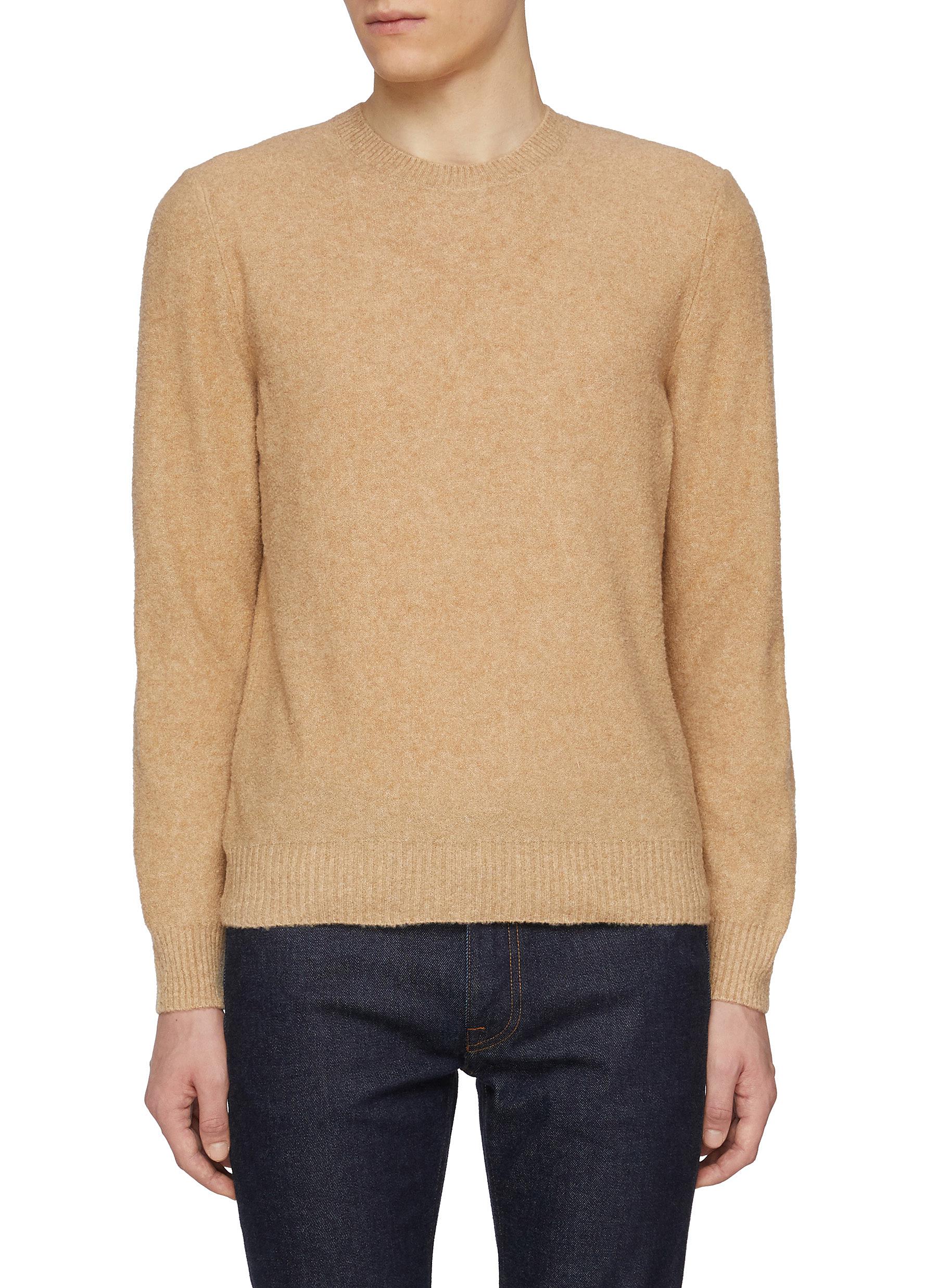 Crewneck Virgin Wool Blend Sweater