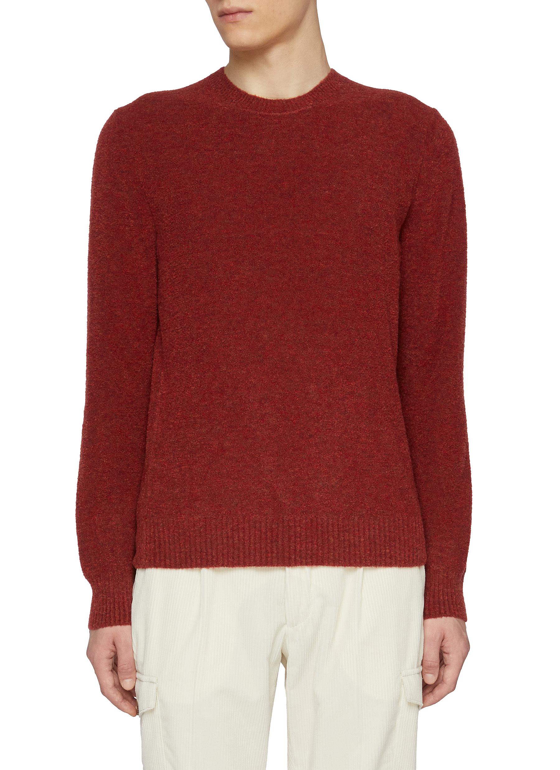 Crewneck Virgin Wool Blend Sweater
