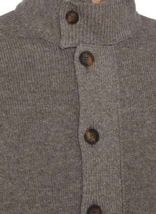  - EQUIL - Stand Collar Virgin Wool Cardigan