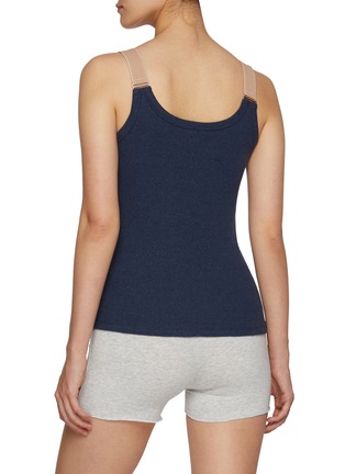 Back View - Click To Enlarge - BASERANGE - Suspend Ribbed Cotton Tank Top