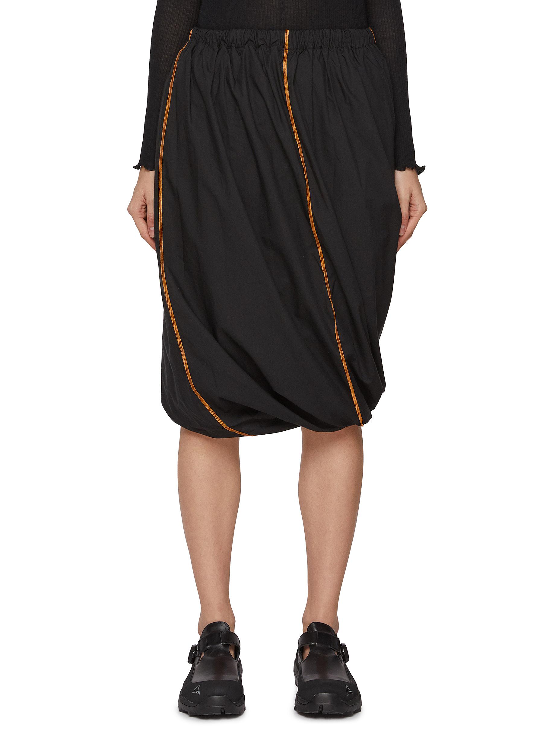 BASERANGE | Turn Elasticated Cotton Skirt | Women | Lane