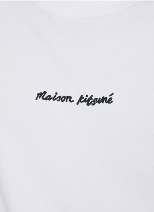  - MAISON KITSUNÉ - Oversized Embroidered Logo Cotton T-Shirt