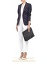 Figure View - Click To Enlarge - STELLA MCCARTNEY - Contrast-pipping wool blazer
