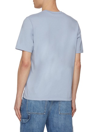 Back View - Click To Enlarge - MAISON KITSUNÉ - Cihillax Fox Patch Cotton T-Shirt