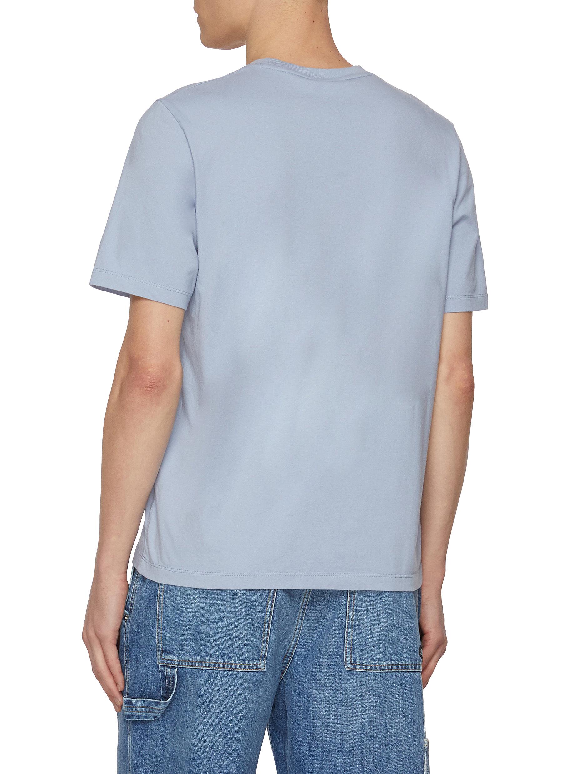 Cihillax Fox Patch Cotton T-Shirt - Thumbnail 3