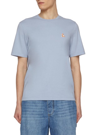 Main View - Click To Enlarge - MAISON KITSUNÉ - Cihillax Fox Patch Cotton T-Shirt