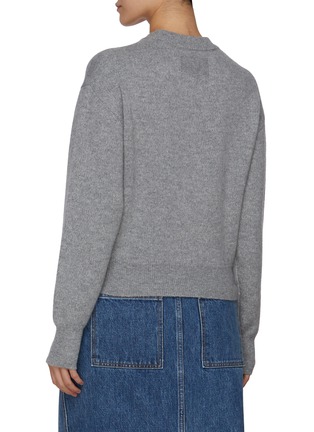 Back View - Click To Enlarge - GUEST IN RESIDENCE - Collegiate Cashmere Crewneck Sweater