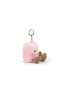 Detail View - Click To Enlarge - JELLYCAT - Amuseables Pair of Marshmallows Bag Charm