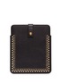 Main View - Click To Enlarge - ALEXANDER MCQUEEN - Skull studs leather iPad case