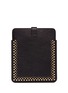 Figure View - Click To Enlarge - ALEXANDER MCQUEEN - Skull studs leather iPad case