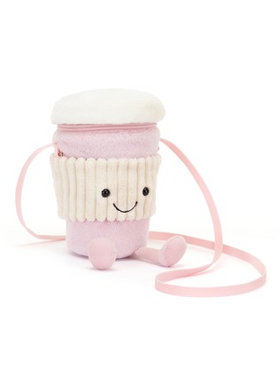 Detail View - Click To Enlarge - JELLYCAT - Amuseables Coffee-To-Go Bag — Pink