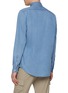 Back View - Click To Enlarge - PAUL & SHARK - Buttoned Down Pocket Extra Soft Denim Shirt