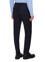 パンツ Graphpaper LORO PIANA COOK PANTS NAVY F Loro Piana Fabric S150s Navy Plaid Dress Pant - Custom Fit