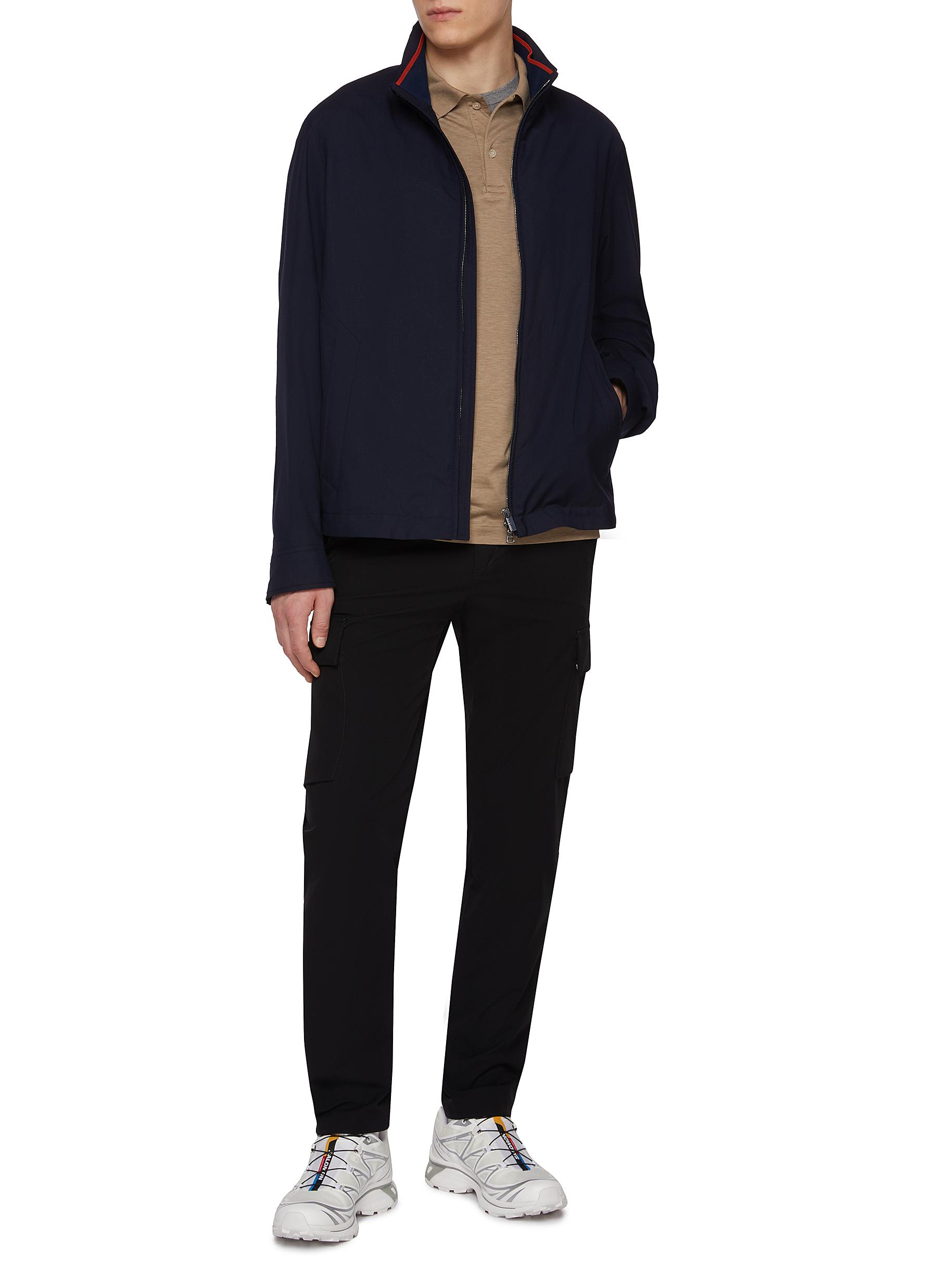 Silk Cotton Polo Shirt - Thumbnail 2