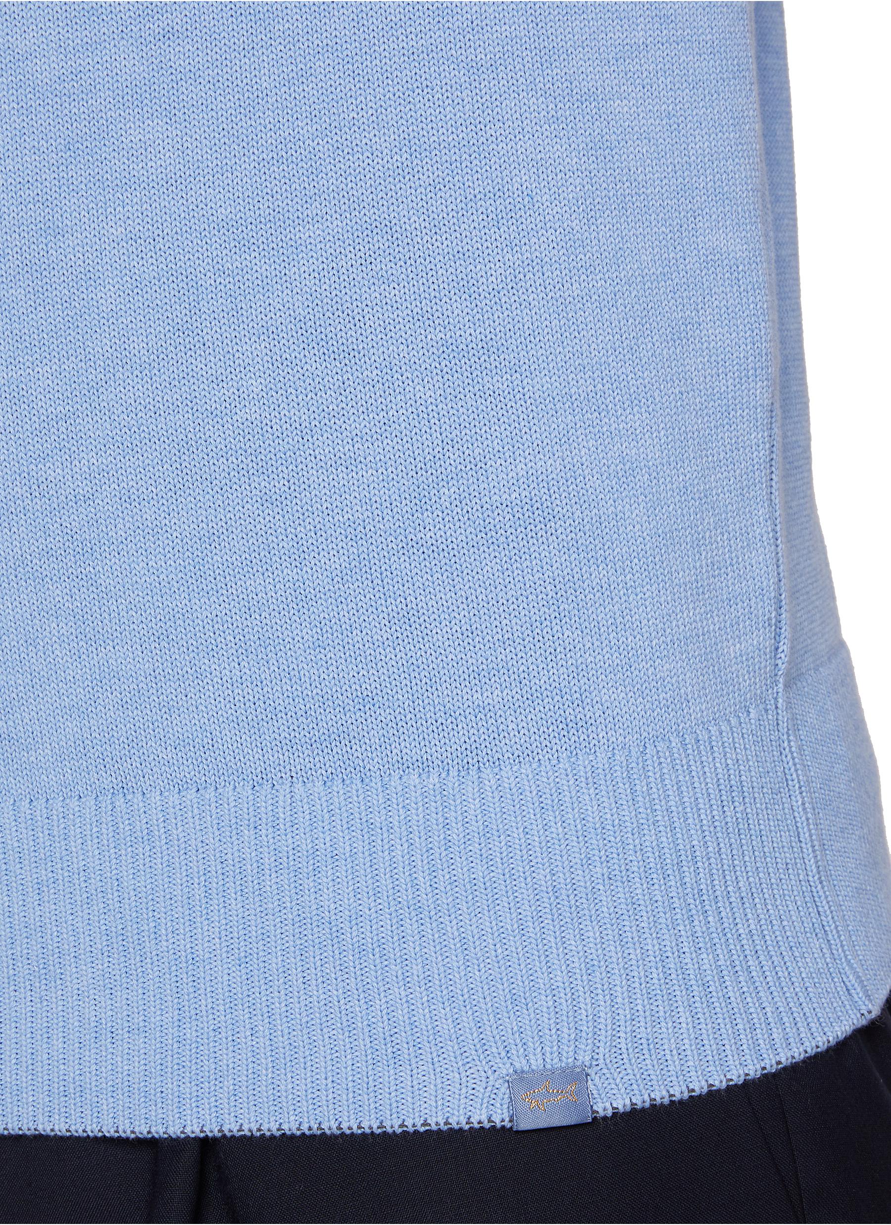 Cool Touch Linen Shoulder Patch Sweater - Thumbnail 4