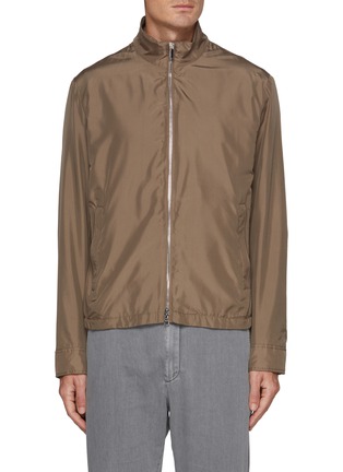 Main View - Click To Enlarge - PAUL & SHARK - Shark Fin Typhoon Silk Jacket