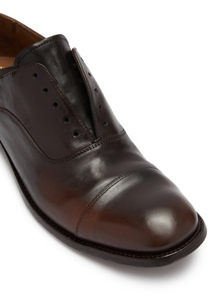 Detail View - Click To Enlarge - OFFICINE CREATIVE - Balance 016 Laceless Leather Oxford Shoes