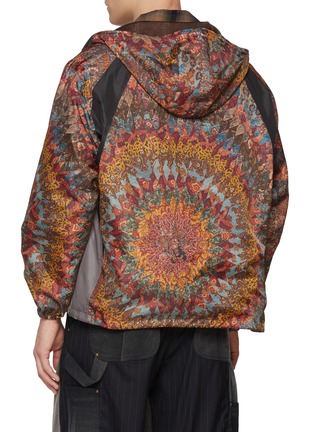 Back View - Click To Enlarge - KHOKI - American Quilts Print Pullover Jacket