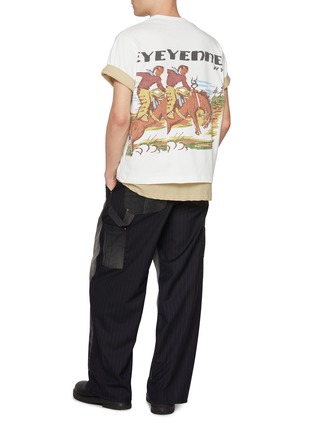 Figure View - Click To Enlarge - KHOKI - Cowboy Printed Cotton T-Shirt