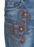  - KHOKI - Light Wash Embroidery Straight Leg Jeans