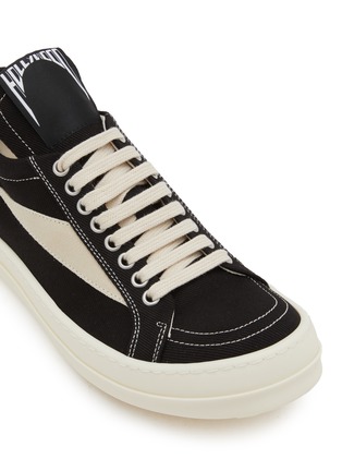 Detail View - Click To Enlarge - RICK OWENS DRKSHDW - Vintage Overdyed Denim Suede Women's Sneakers
