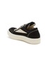  - RICK OWENS DRKSHDW - Vintage Overdyed Denim Suede Women's Sneakers