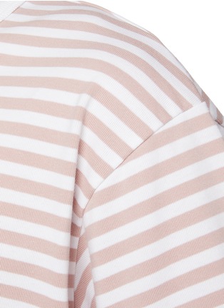  - NANAMICA - Coolmax Striped Cotton Blend Jersey T-Shirt