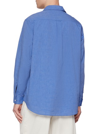 Back View - Click To Enlarge - NANAMICA - Camp Collar Cotton Blend Shirt