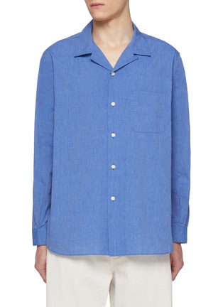 Main View - Click To Enlarge - NANAMICA - Camp Collar Cotton Blend Shirt