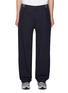 Main View - Click To Enlarge - NANAMICA - Integrated Belt Cotton Blend Straight Leg Pants