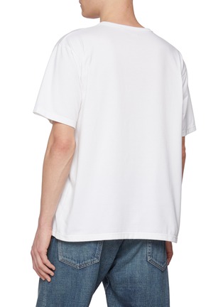 Back View - Click To Enlarge - NANAMICA - Coolmax Pocket Cotton Blend Jersey T-Shirt