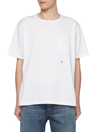 Main View - Click To Enlarge - NANAMICA - Coolmax Pocket Cotton Blend Jersey T-Shirt