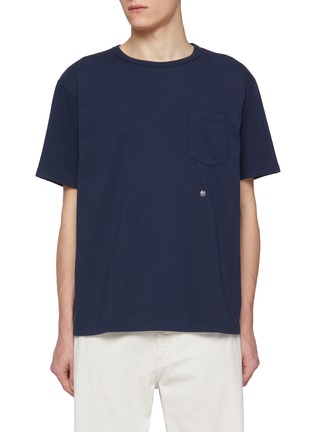 Main View - Click To Enlarge - NANAMICA - Coolmax Pocket Cotton Blend Jersey T-Shirt