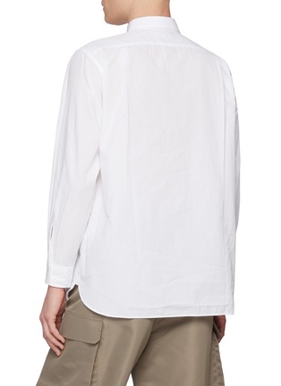 Back View - Click To Enlarge - NANAMICA - Pocket Cotton Blend Wind Shirt