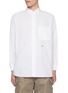 Main View - Click To Enlarge - NANAMICA - Pocket Cotton Blend Wind Shirt