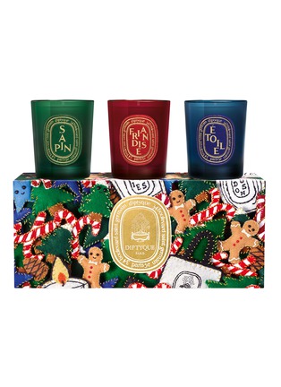 Main View - Click To Enlarge - DIPTYQUE - Limited Edition Sapin, Friandise, Étoile Scented Candles Set