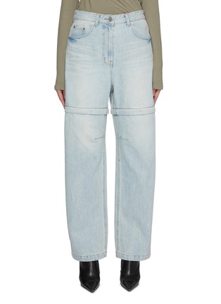 Main View - Click To Enlarge - JUUN.J - Detachable 2 Way Light Wash Jeans