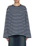 Main View - Click To Enlarge - JUUN.J - Oversized Stripe T-shirt