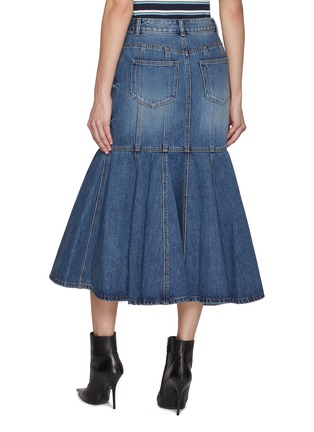 Back View - Click To Enlarge - JUUN.J - Dark Wash Denim Mermaid Skirt