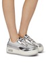 Figure View - Click To Enlarge - ARTICLE NO. - Burger Skate Low Top Women's Sneakers