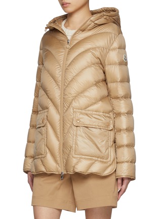 Detail View - Click To Enlarge - MONCLER - Argenno Hooded Puffer Parka Jacket