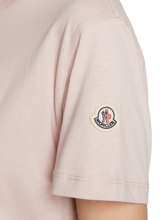  - MONCLER - Logo Embroidered Cotton T-shirt