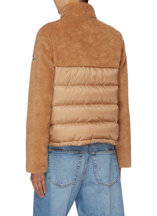 Back View - Click To Enlarge - MONCLER - Polignac Zip Up Teddy Jacket