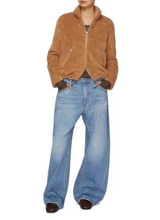 Figure View - Click To Enlarge - MONCLER - Polignac Zip Up Teddy Jacket