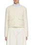 Main View - Click To Enlarge - MONCLER - Dauphin Collarless Hybrid Cotton Blend Jacket