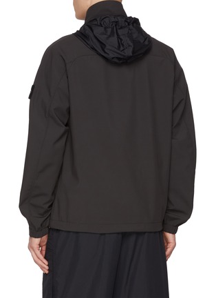 Back View - Click To Enlarge - STONE ISLAND - Concealed Hood Jacket